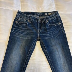 Miss Me Dark Blue Skinny Jeans